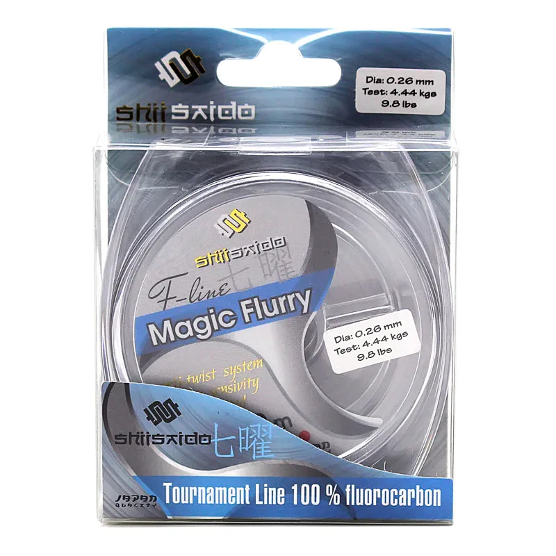 Флюорокарбон "Shii Saido" Magic Flurry, L-30 м, d-0,135 мм, test-1,29 кг, прозрачный/200/