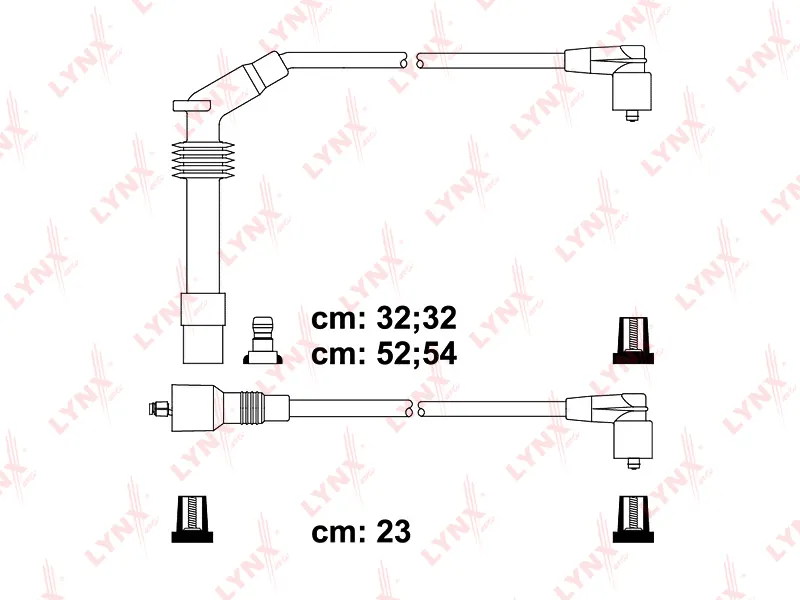 Провода высоковольтные OPEL Vectra A(C16NZ/C18NZ/C20NE)