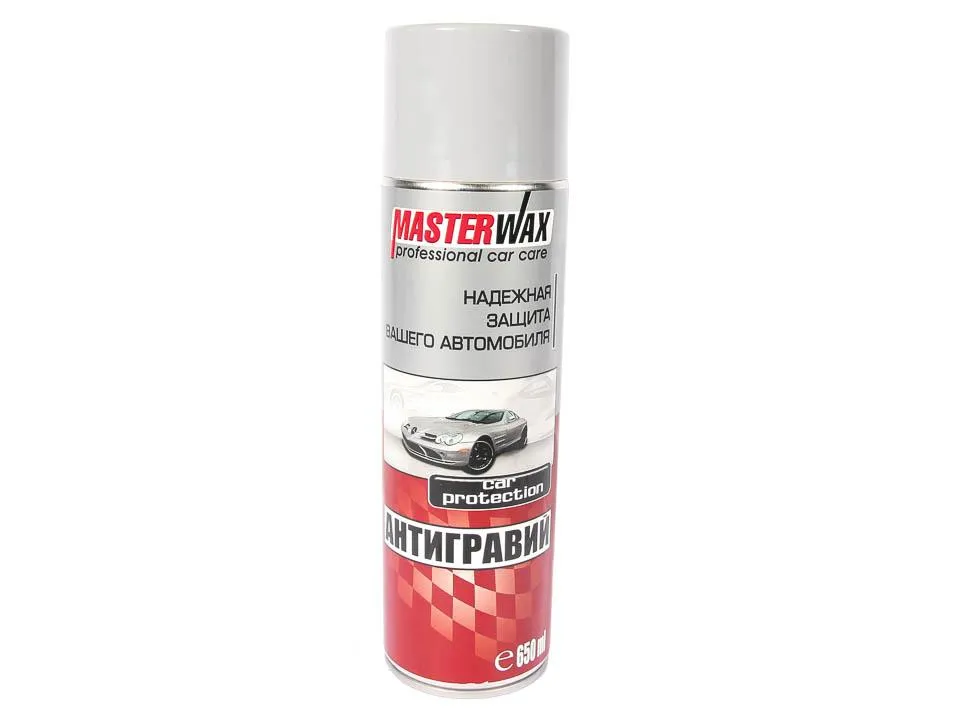 Антигравий алкидно-уретановый MasterWax аэрозоль 650 мл серый