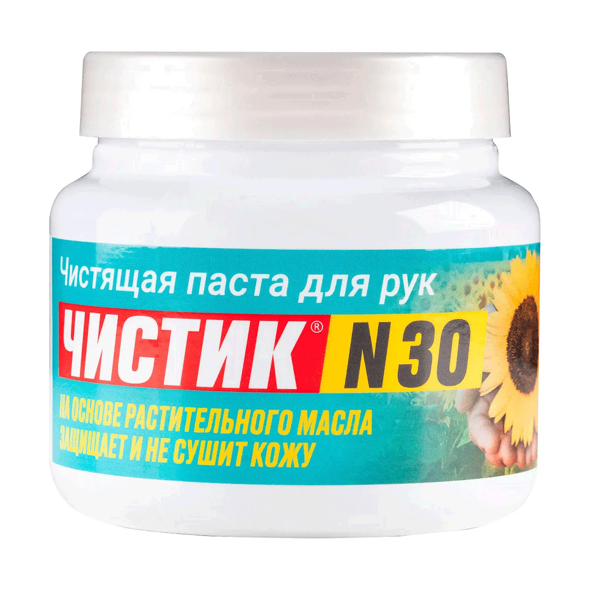 Средство для очистки рук №30 Чистик,450 мл. банка