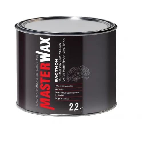 Мастика полимерно-битумная MasterWax БАСТИОН ж/б 2,2 кг