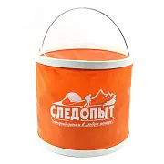 Ведро складное "СЛЕДОПЫТ", 13 л, оранж., без чехла/50/