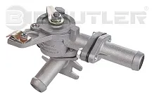 Кран отопителя алюминиевый для ГАЗ 2410, 3102-3110 BAUTLER керамический