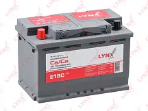 E18C Аккумулятор 74 Ah, 660 A, прямая LYNXauto