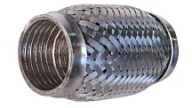 Гофра глушителя 50х120, 3-слойная interlock