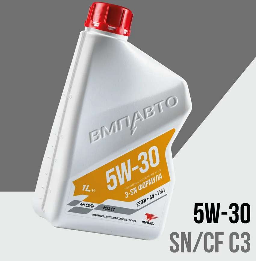 Масло моторное ВМПАВТО 3-SN 5w30 (A5/B5, SN/CF), канистра 1л