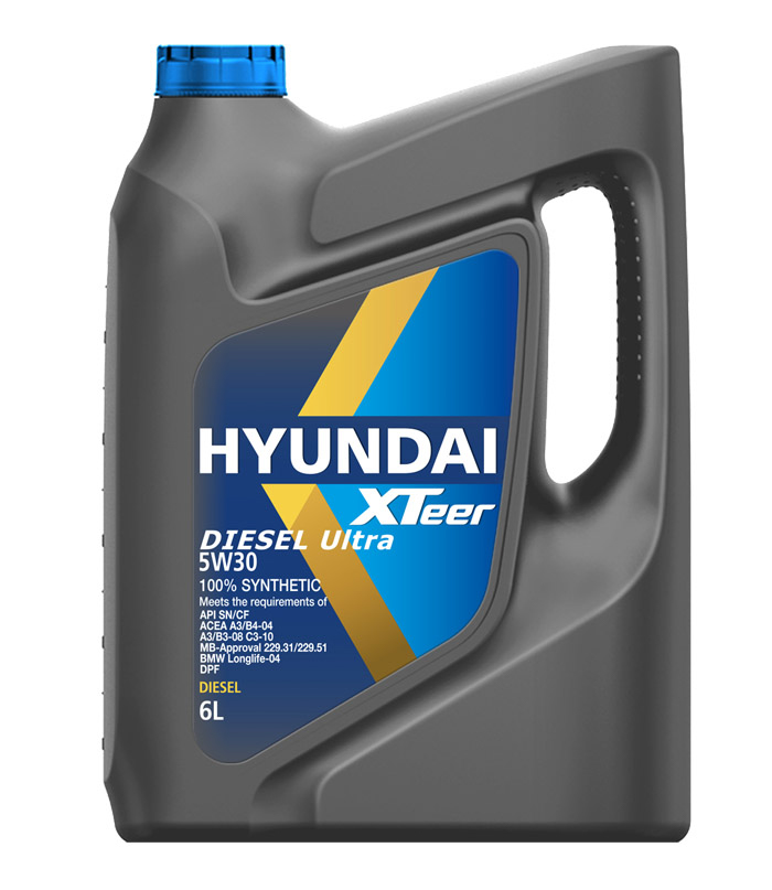 Масло Hyundai XTeer Diesel Ultra SN/CF 5W30 6л