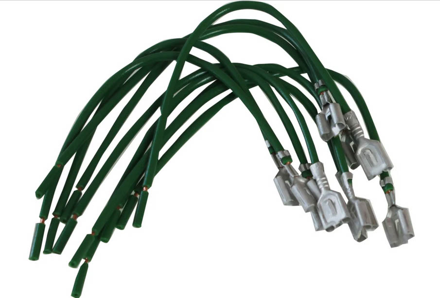 Клемма электропроводки мама 6,3 мм луженая с проводом медная 0,75мм (уп.10 шт.) TM Nord YADA