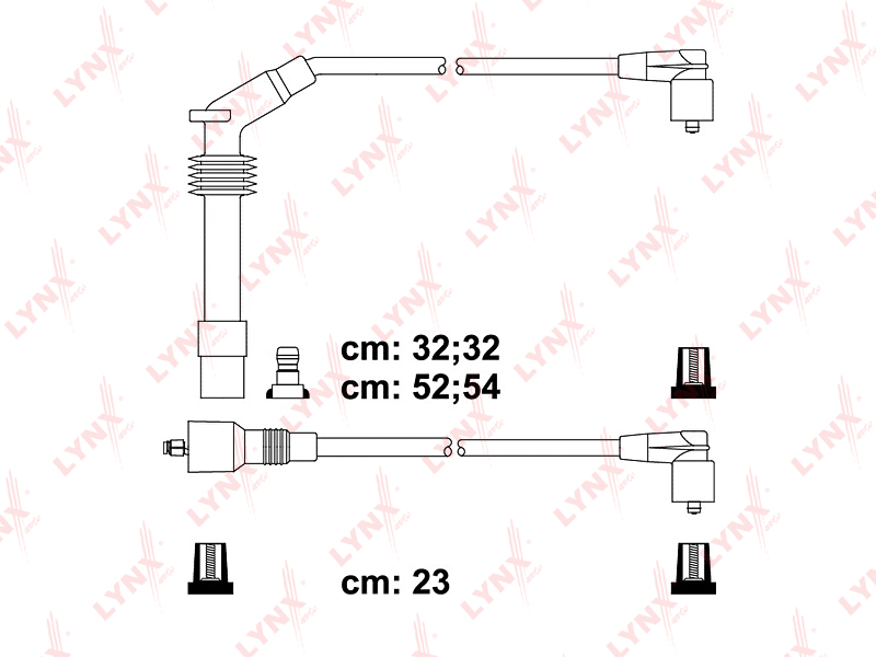 Провода высоковольтные OPEL Vectra A(C16NZ/C18NZ/C20NE)