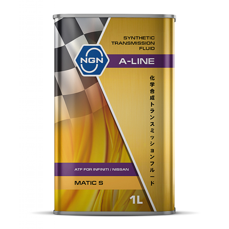 Масло трансмиссионное NGN A-Line ATF Matic S 1л синтетика
