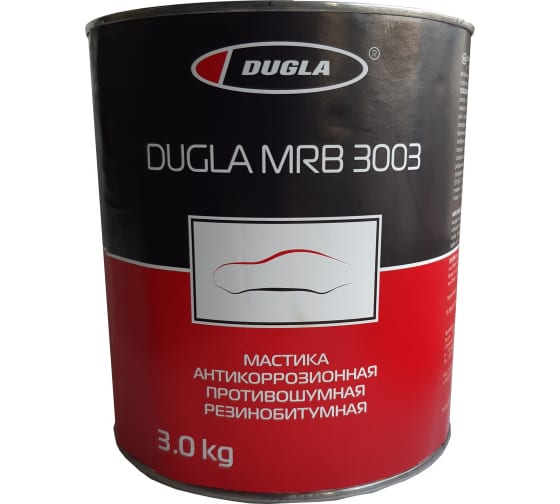 Мастика резино-битумная Dugla MRB 3003 ж/б 3,0 кг