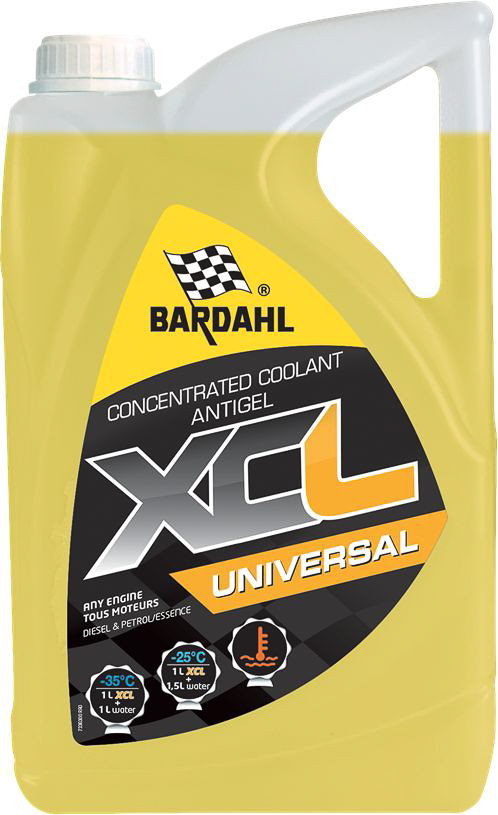7103 XCL UNIVERSAL Антифриз концентрат G12+ желтый, 5L BARDAHL