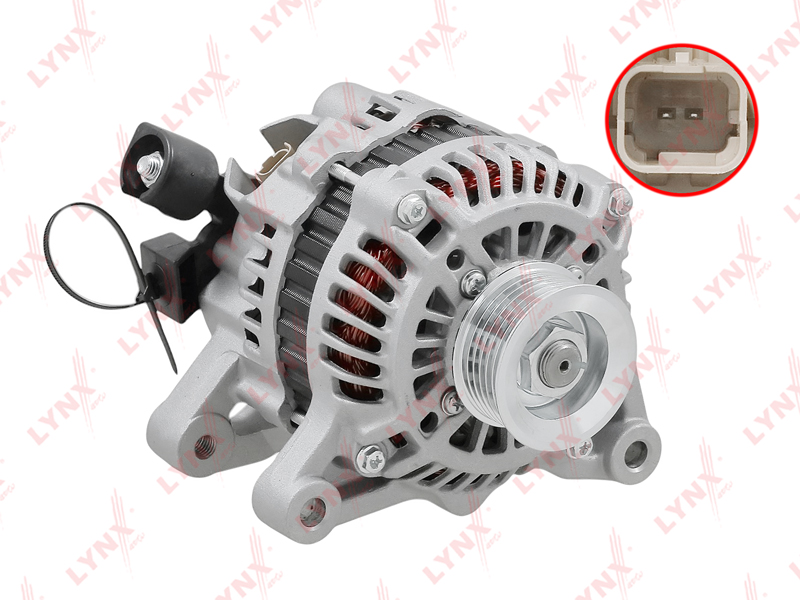 EA-1438 Генератор (70 A, 6PK) LYNXauto