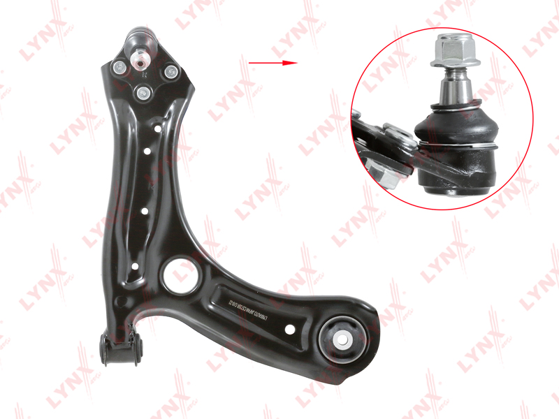 рычаг нижний правый!\ Audi A1, Seat Ibiza, VW Polo 1.2/1.4/1.6D/2.0D all 08>