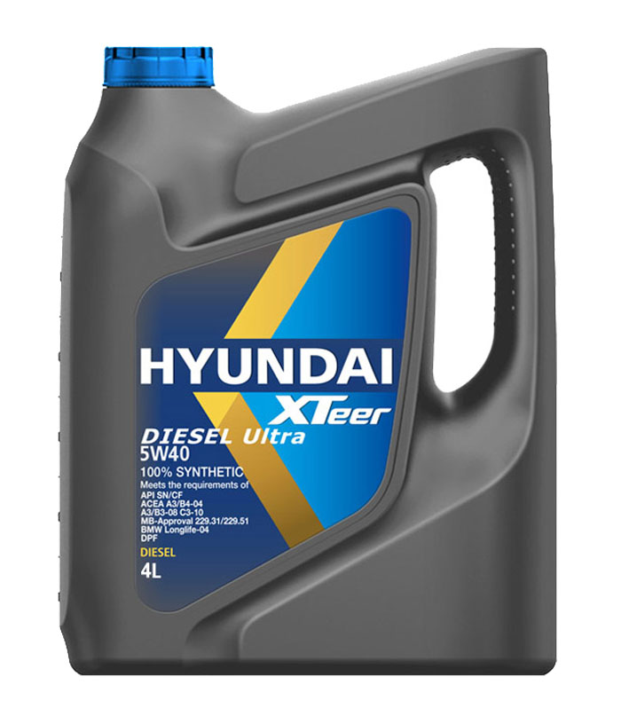 Масло Hyundai XTeer Diesel Ultra SN/CF 5W40 4л