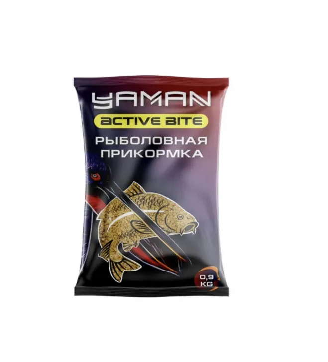 Прикормка Yaman Active Bite Лещ-Плотва Big Fish, цв. чёрный, 900 г/15/