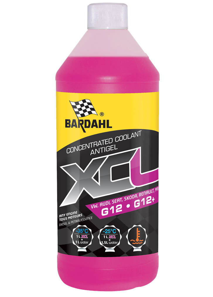 7111R XCL G12/G12+ 1L (антифриз концентрат, розовый) BARDAHL