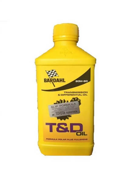 421039 80W90 T&D OIL 1L (синт.трансм. масло) BARDAHL
