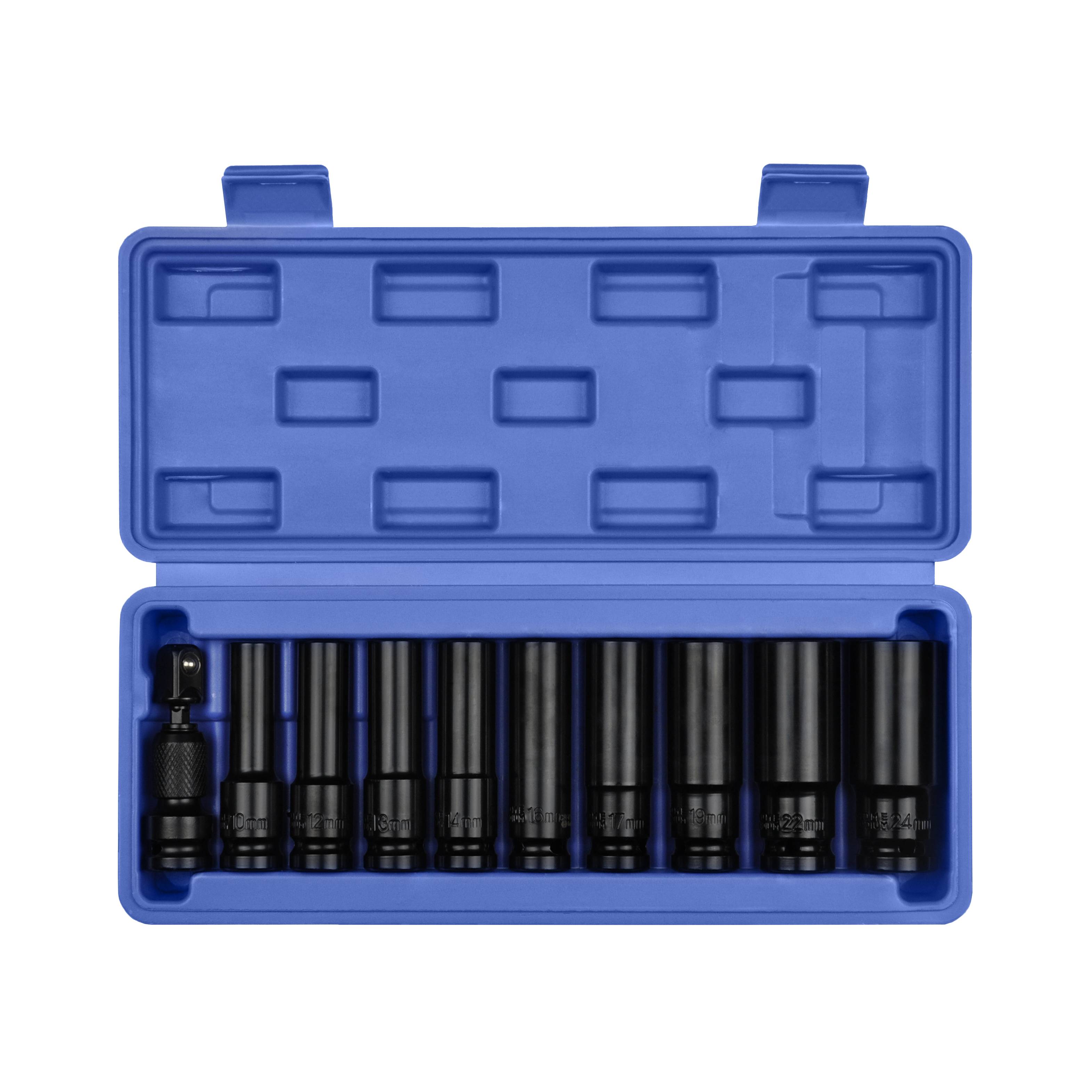 Набор ударных головок 1/2" 11 пр. (6гр.,CRV, 10-24мм) 
