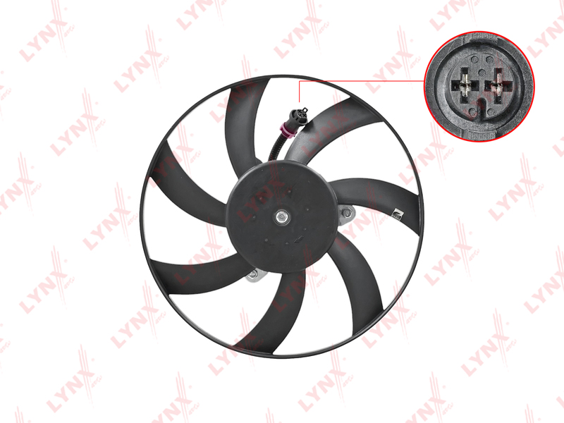 RF-1168 Вентилятор радиатора LYNXauto
