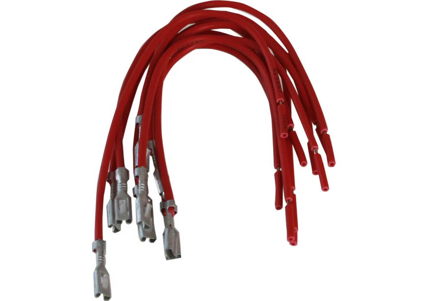 Клемма электропроводки мама 2,8 мм К1 колодочная лужен. с проводом медная 0.5 ( уп.10 шт.) TM Nord Y