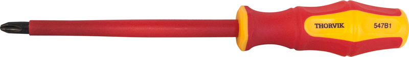 Отвертка крестовая PH3 150мм Thorvik диэлектрическая Phillips (SDPI315)