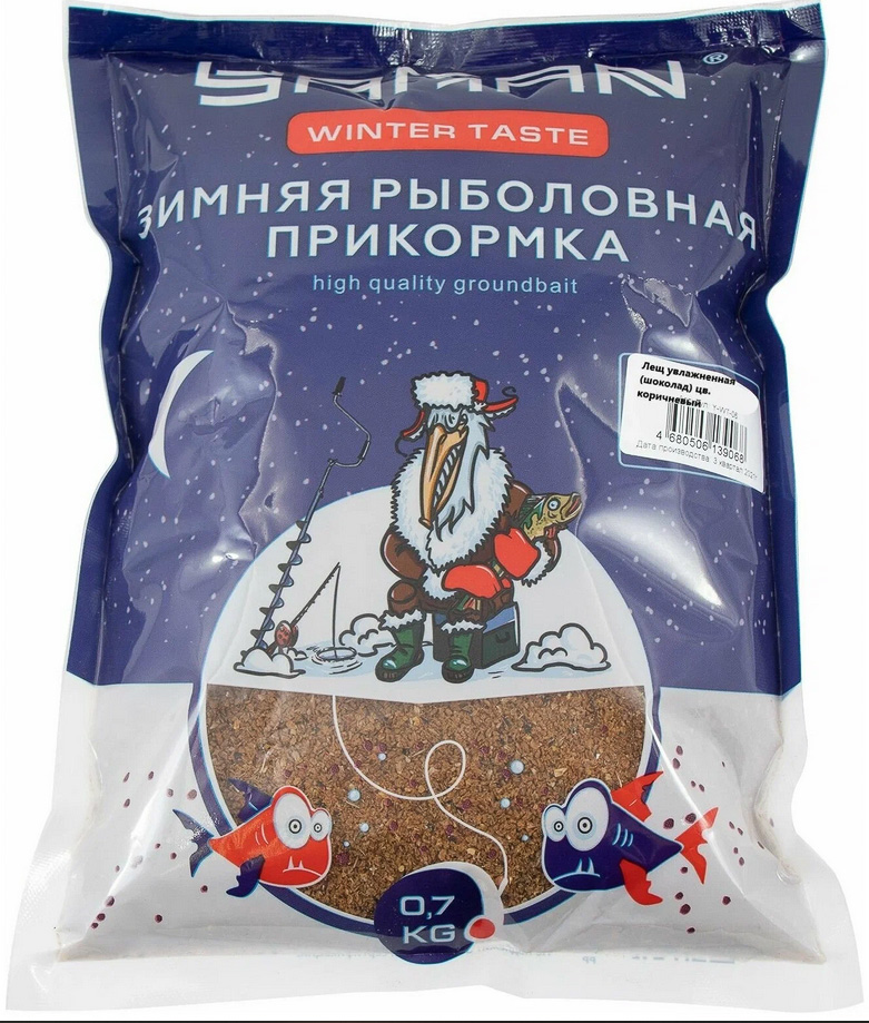 Прикормка Yaman Winter Taste Лещ зимняя (шоколад), цв. коричневый, 700 г/20/