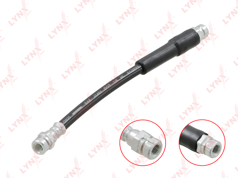 шланг тормозной задний!\ Audi A3 03-13, Skoda Octavia/Yeti 09-18, VW Golf IV-VI 03-14