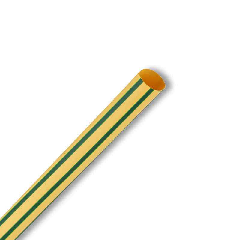 Трубка термоусадочная 2:1  3,0 мм/1,5 мм длина 1м желто- зеленая TM Nord YADA