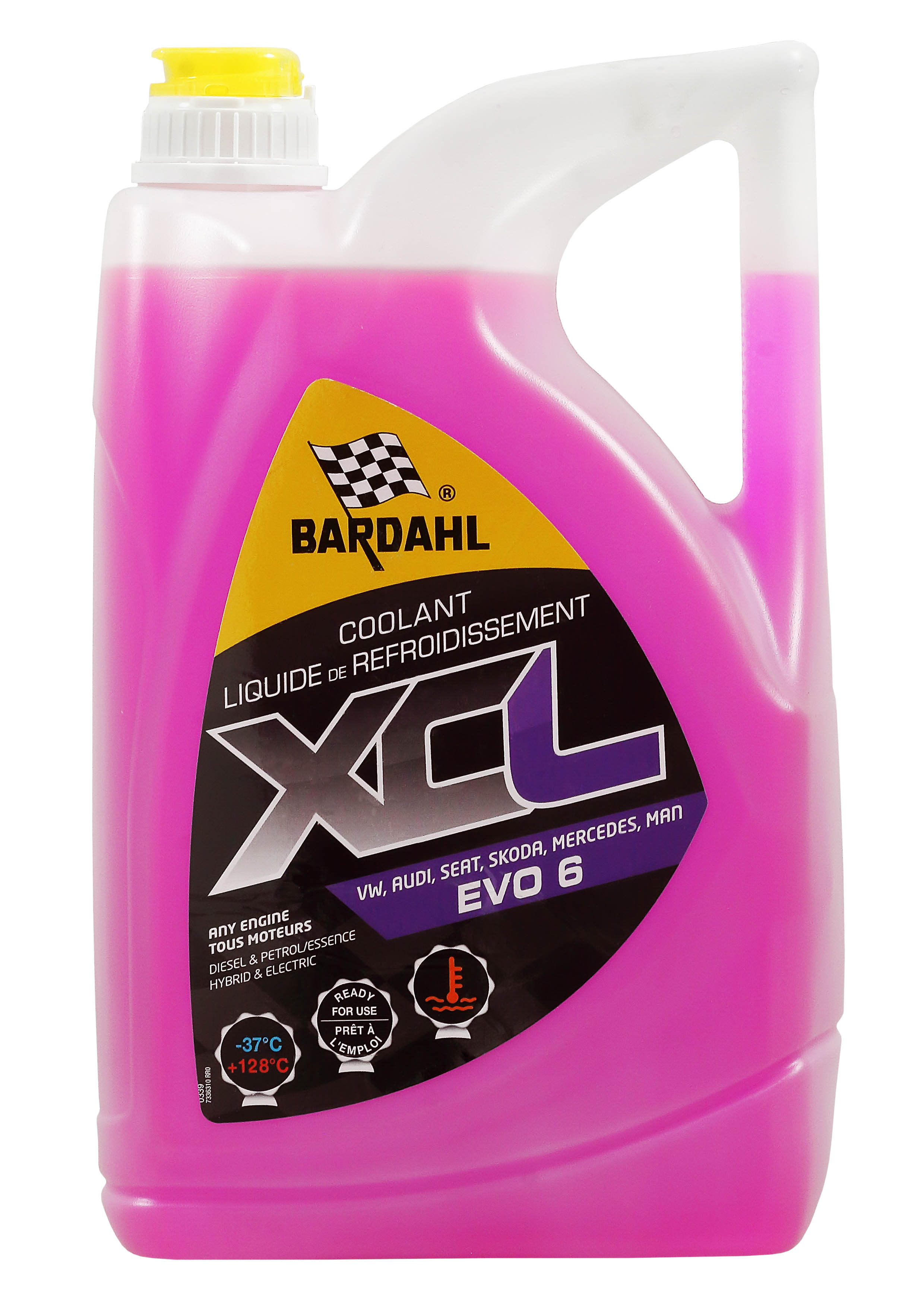 36653 XCL G12++ Evo 6 -37°C 5L (антифриз, фиолетовый) BARDAHL