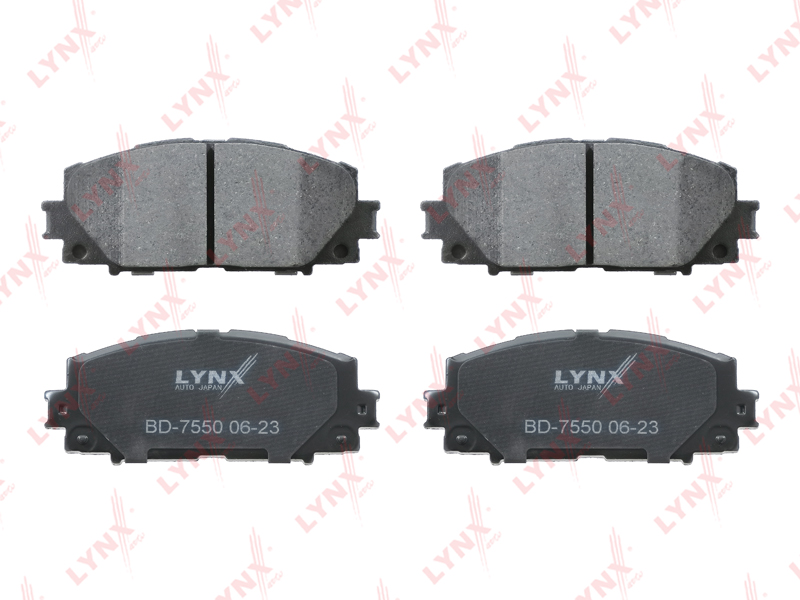 BD-7550 Колодки тормозные дисковые LYNXauto