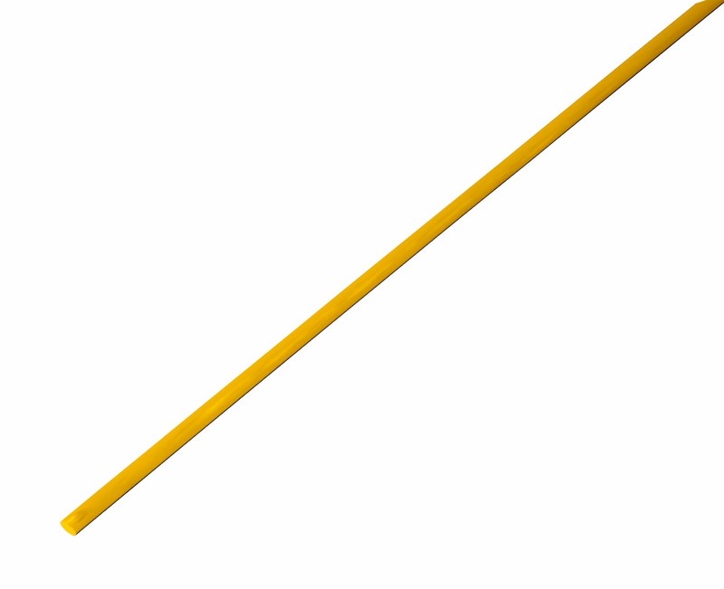Трубка термоусадочная 2:1  1,0 мм/0,5 мм длина 1м  желтая TM NORD YADA