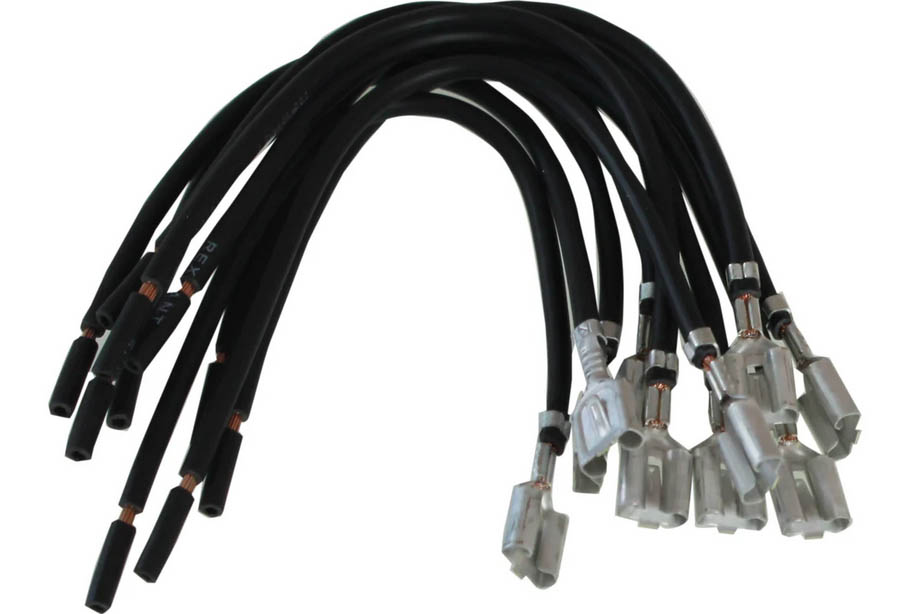 Клемма электропроводки мама 6,3 мм луженая с проводом медная 1,5мм (уп.10 шт.) TM Nord YADA