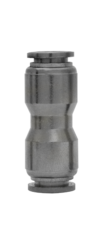 Фитинг соединитель металлический прямой d12 мм/50 БАК90342