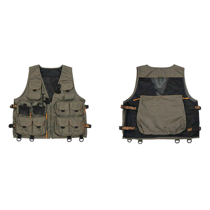 Жилет рыболовный "СЛЕДОПЫТ" Fishing Mesh Vest Backpack, р. XL/10/