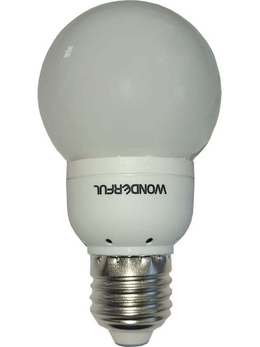 Лампа энергосберегающая E27  5W 4100K WDFG-1 WONDERFUL