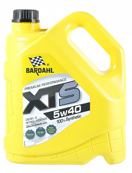 36892 5W-40 XTS A3/B4, API SN/CF 4L (синт. моторное масло) BARDAHL