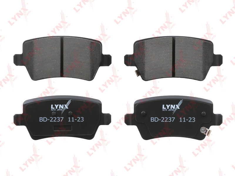 BD-2237 Колодки тормозные дисковые LYNXauto