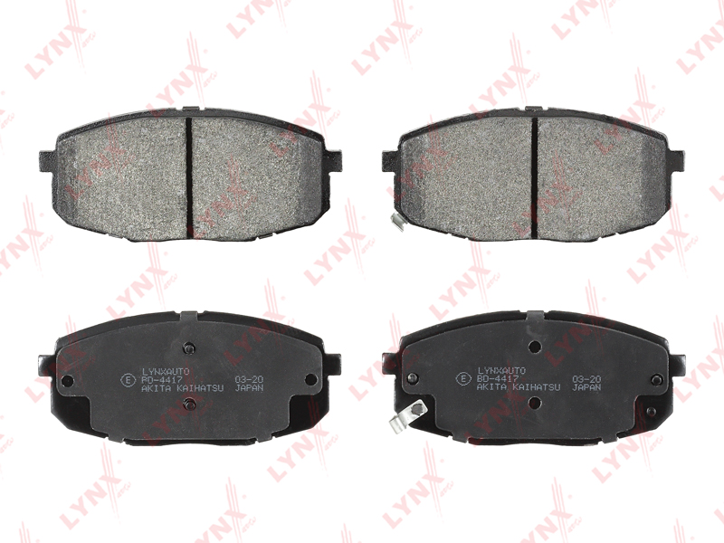 колодки тормозные дисковые передние!\ Hyundai Creta/I30, KIA Carens/Cerato 1.4-2.0/CRDi 02>