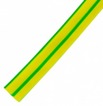 Трубка термоусадочная 2:1  6,0 мм/3,0 мм длина 1м желто- зеленая TM Nord YADA