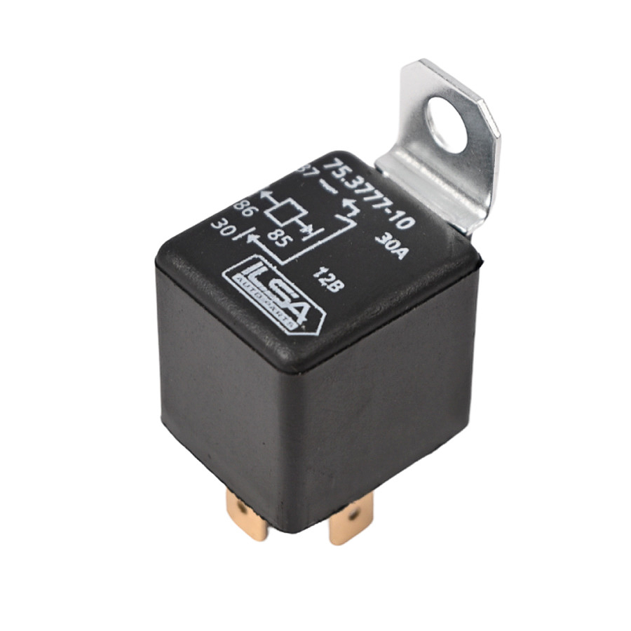 Реле 4 конт. 12V, 30А с кронштейном пром. уп-ка (240шт.)