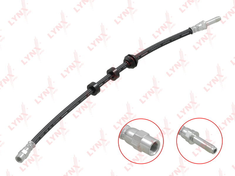 шланг тормозной передний!\ VW Polo III 95-06/Caddy II 95-04, Seat Cordoba/Ibiza II 93-02