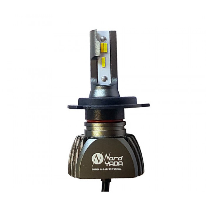 Светодиодная лампа головного света Н4 9-18V 6500K 4500lm 20W E4 TM Nord YADA