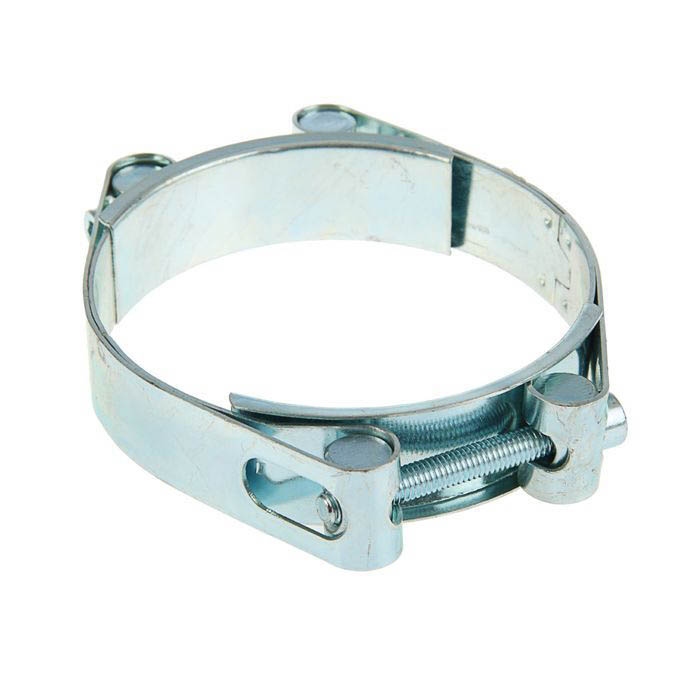 Хомут силовой двухболтовый шарнирный  W1 170-180мм М8