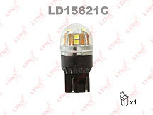 LD15621C Лампа светодиодная (LED W21/5W T20 12V W3x16q 6800K Canbus) LYNXauto