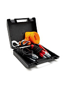 Аптечка "ЗавоДилА"(ПСА 200 Ампер изоляция - резина длина 2,0 метра + Трос буксировочный 2 крюка до 3 т (чемодан)