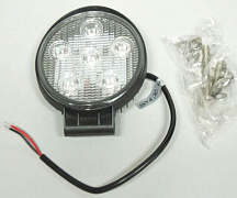 Дополнительная светодиодная фара  6CHIPS, 18W, 1260LM, 9-30V, 6000K (SPOT узкий луч 30°) WHITE (125х35х115)
