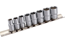 Набор головок 1/4" 8 предметов 6-гранных (6-13 мм) Сервис Ключ (77554)